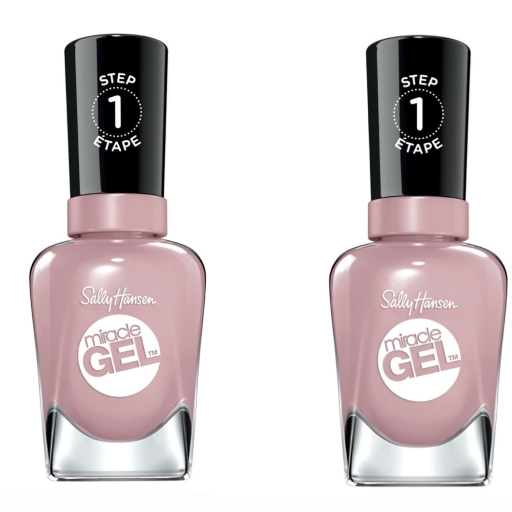2 Pack Sally Hansen Miracle Gel Nail Polish 493 Flushed Wanderer